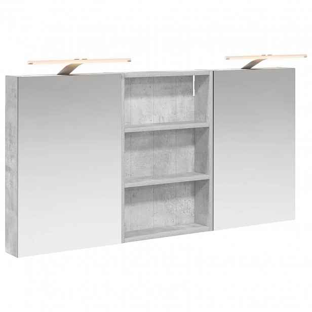 vidaXL Sada koupelnových skříněk 3 ks 120 x 10,5 x 60,5 cm