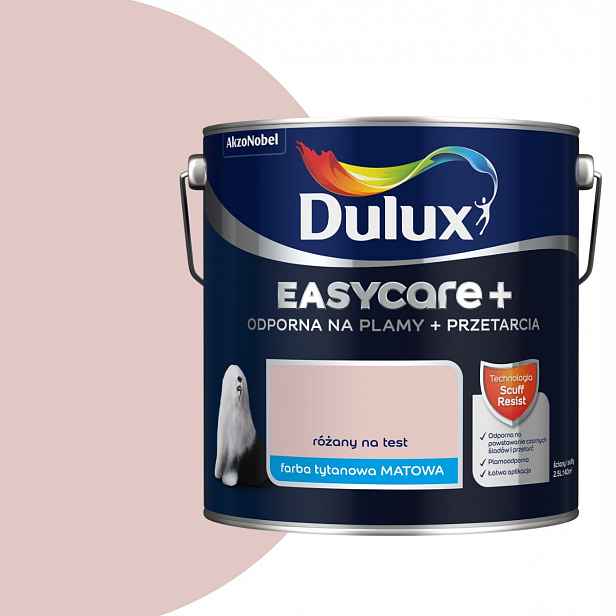 Dulux EasyCare Plus 2,5L Růžový na test