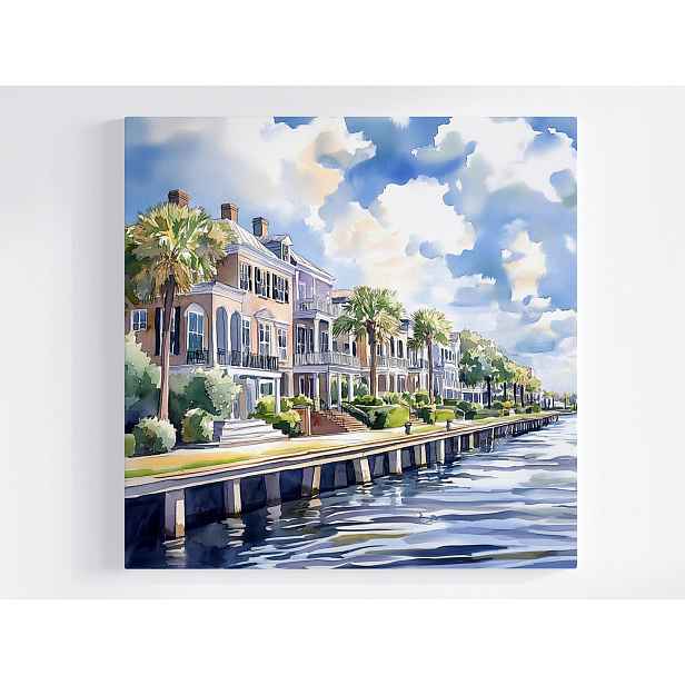 Obraz Na Plátně Canvas Architektura Kolonialismus Usa Město Pobřeží 50x50