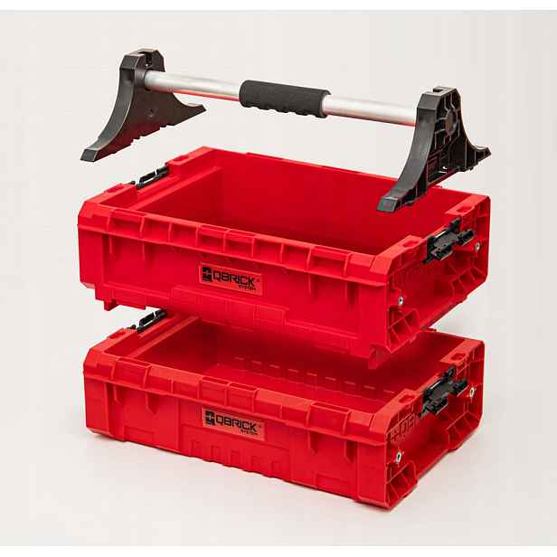 Qbrick System Pro Modulární Vložka Červená Uhd Box 130 Rukojeť Boxu Nástavec