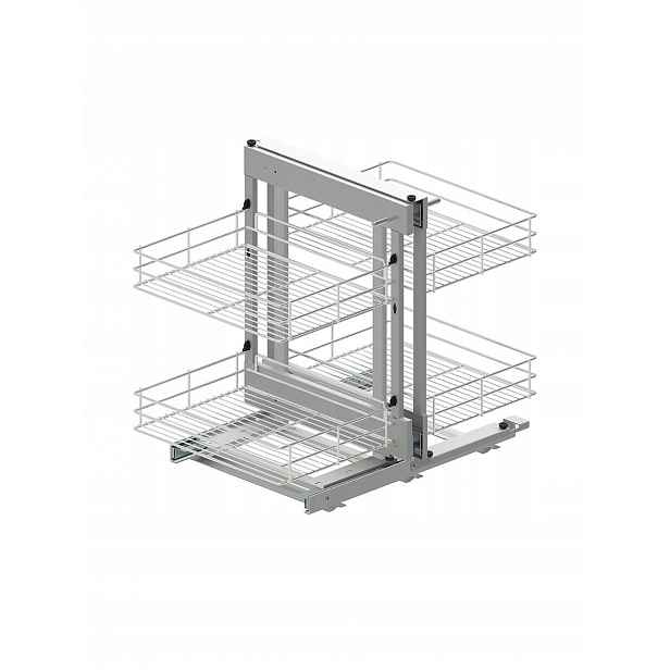 Rohový Koš Magic Corner Rejs Comfort Maxima Classic 1000 Pravý Chrom