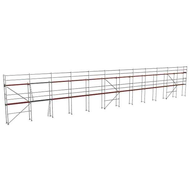 Sestava lešení Plettac PD70 230,4 m2