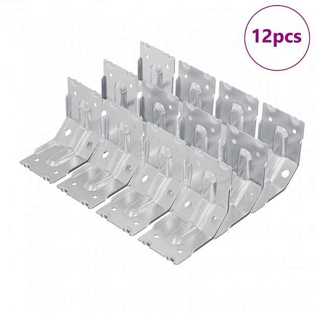 vidaXL Držák 12 Zinkovaný 106 x 55 x 1,5mm Ocel