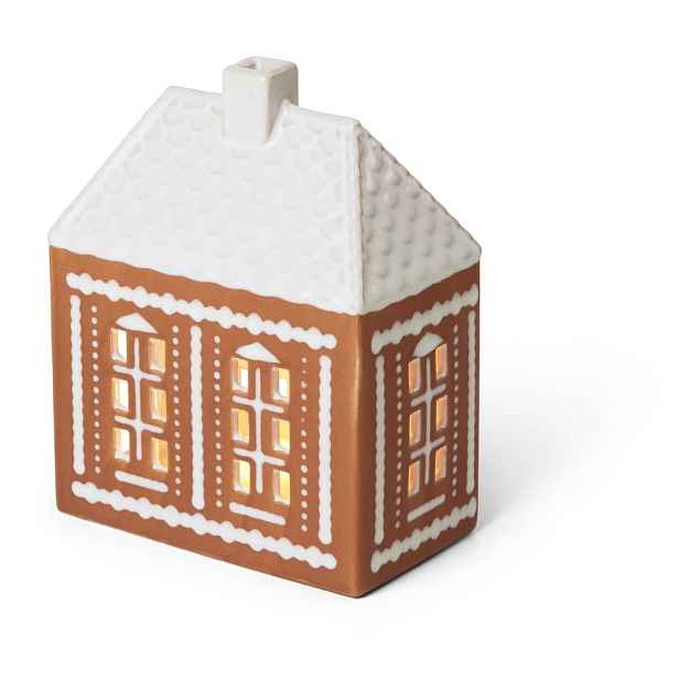 Keramický svícen na čajovou svíčku Gingerbread Lighthouse – Kähler Design