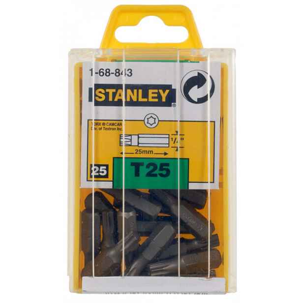 Stanley - Sada bitů T25, 25 ks 1-68-843