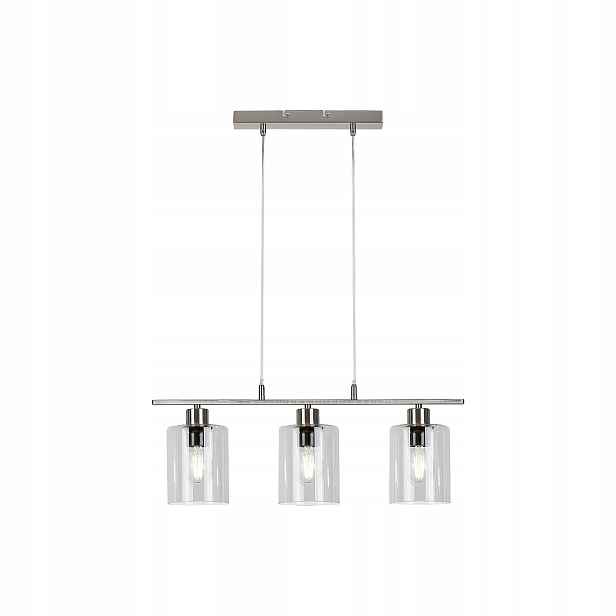 Závěsná stropní lampa 3x E27 Chrom Moderní Miroslaw Rabalux