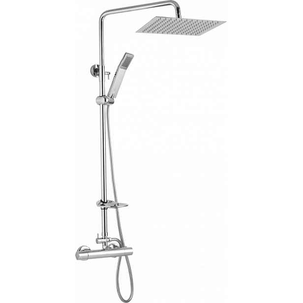 JB Sanitary Sprchový set s termostatickou baterií s horním vývodem, 30x30cm, s příslušenstvím ST 61 011 05 2