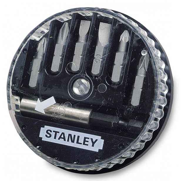Stanley - 7dílná sada bitů, s držákem bitů 1-68-737