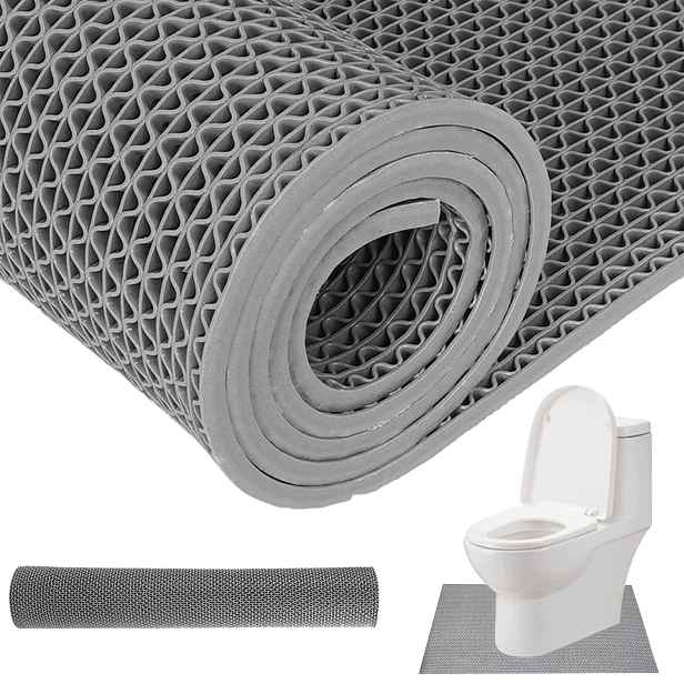 Pvc drenážní podložka 0.9 x 1.8 m Šedá, voděodolná, protiskluzová Do Bazénu
