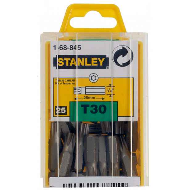 Stanley - Sada bitů T30, 25 ks 1-68-845