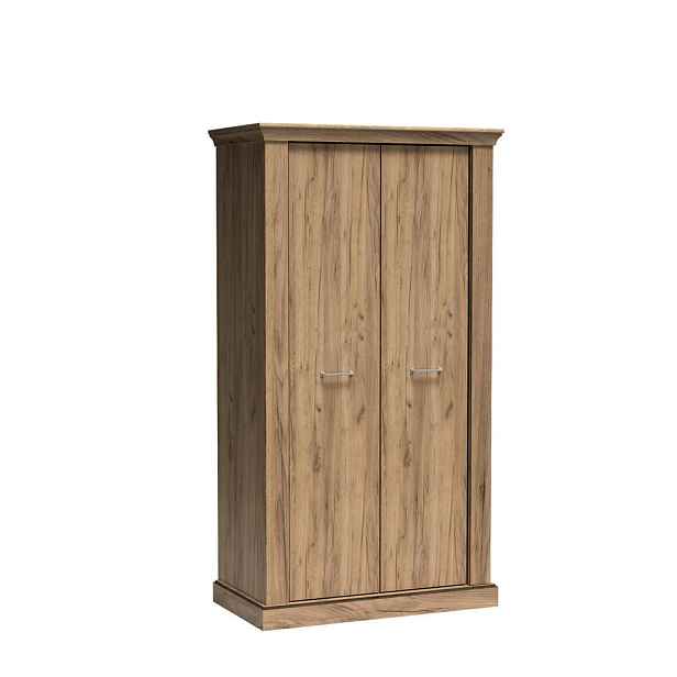 MASSENO ŠATNÍ SKŘÍŇ S OTOČNÝMI DVEŘMI DESIO, 107/198/58 cm 2dveřová, dekor dub