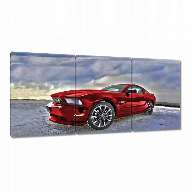Obraz 150x70 Červený Ford Mustang