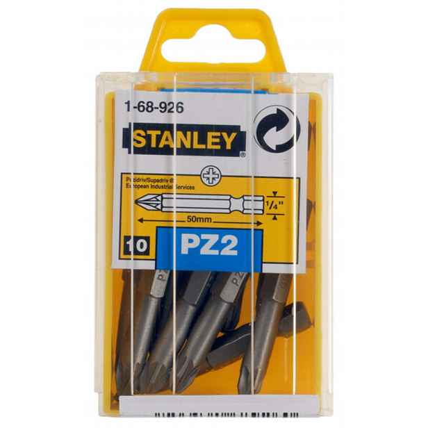 Stanley - Sada bitů PZ2, 10 ks 1-68-926