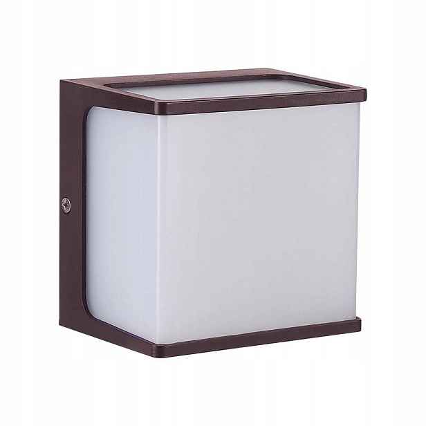 Venkovní zahradní Led nástěnné svítidlo 8W IP65 4000K 800 lm hnědé V-tac
