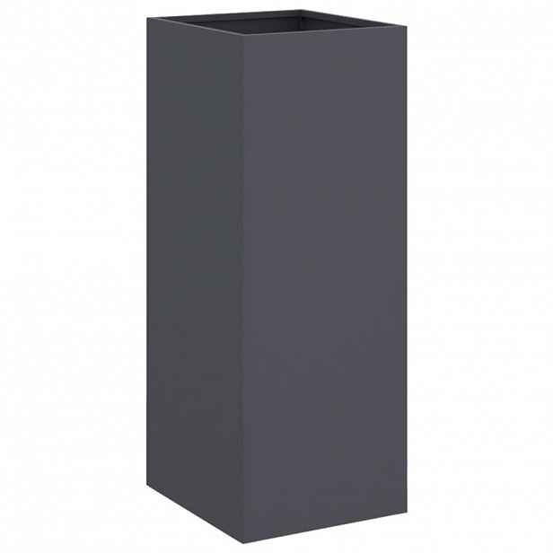 vidaXL Truhlík antracitový 32 x 29 x 75 cm ocel