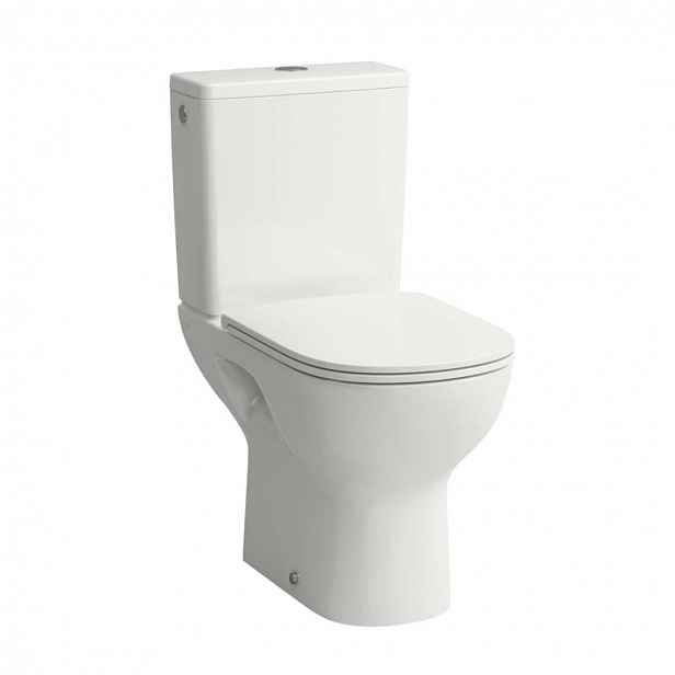 Laufen Lua - WC kombi mísa, Rimless, spodní odpad, bílá H8240870000001