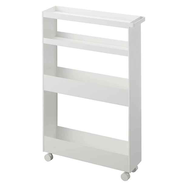 Matně bílý ocelový koupelnový regál 48x80,5 cm Tower – YAMAZAKI