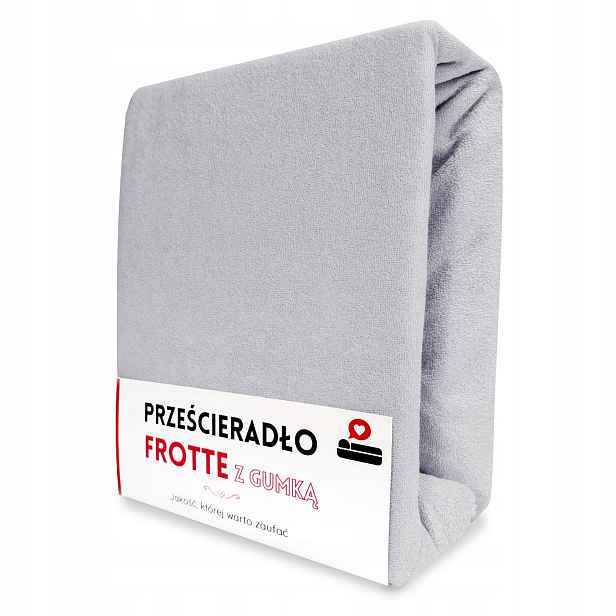 Prostěradlo s gumičkou 200x220 Froté měkké, silné na matrace, postel Barevné provedení