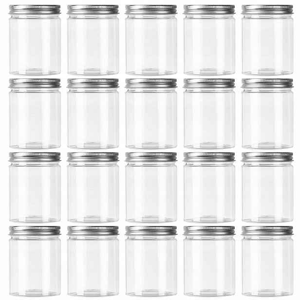 Sada nádobek 250 ml Bpa Free Transparentní Univerzální s uzávěry