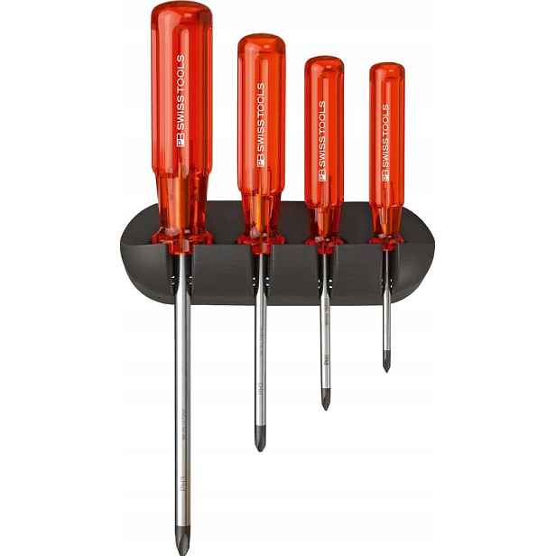 Sada Pb Swiss Tools šroubováků 4-dílná Ph v nástěnném držáku Classic