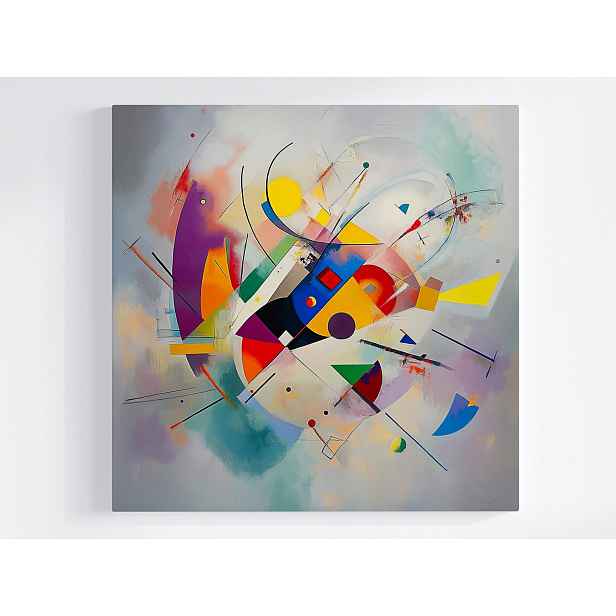 Obraz Na Plátně Canvas Abstrakce Dynamika Geometrie Figura Modern 50x50