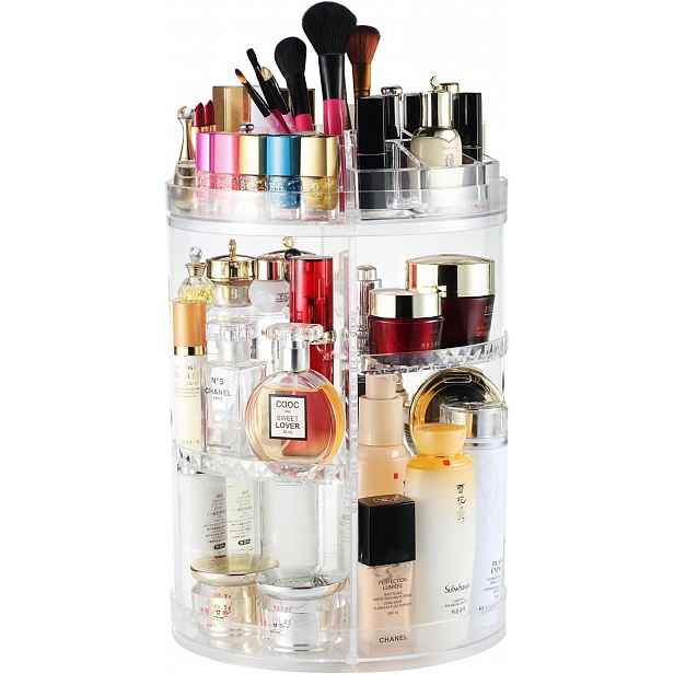 Organizér na make-up Otočný 8-vrstvový organizér na kosmetiku