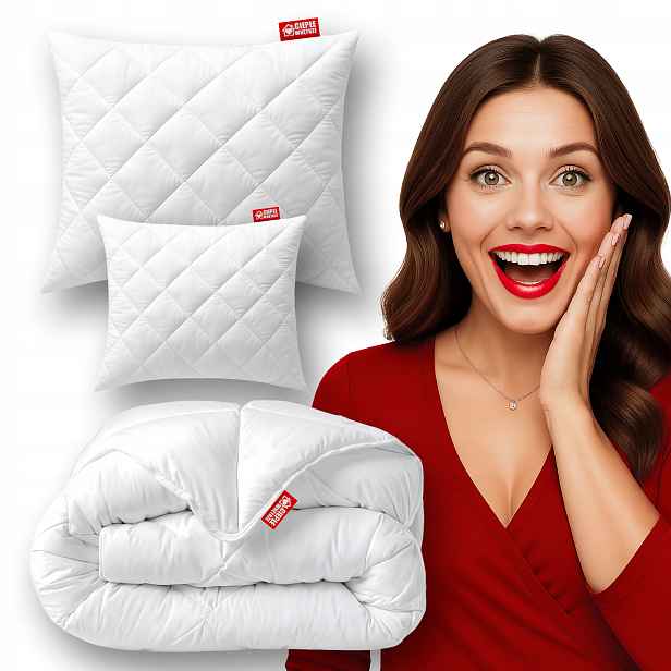 Set Přikrývka 140x200 Polštář 70x80 Antialergický Jasiek Pl Komplet