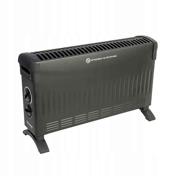 Výkonný Konvektorový Ohřívač Volteno Černý, Termostat 1500 W