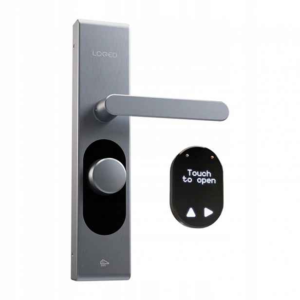 Inteligentní zámek dveří Loqed Touch Smart Lock Wi-Fi Bt stříbrný