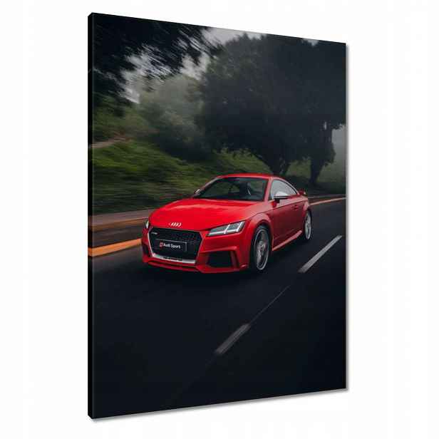 Obrazy 60x80 Červené Audi Auto