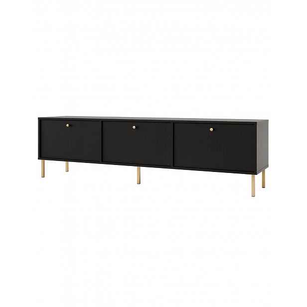 TV stolek Tokyo 2 černá 180 cm (303)