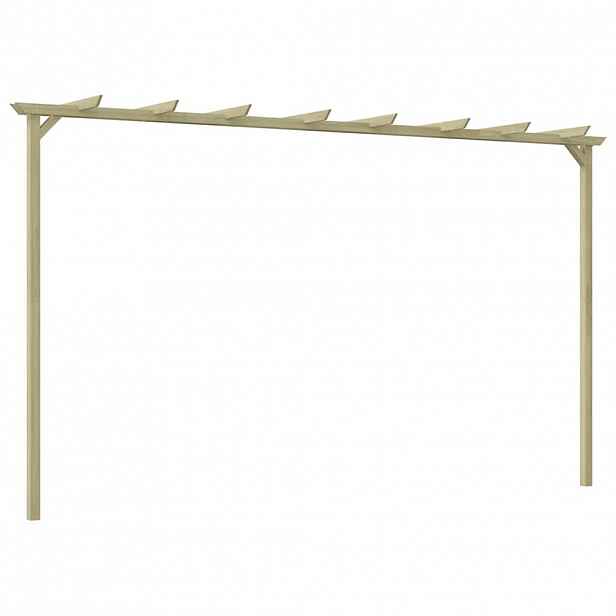 vidaXL Zahradní pergola impregnovaná borovice 360 x 200 x 60 cm