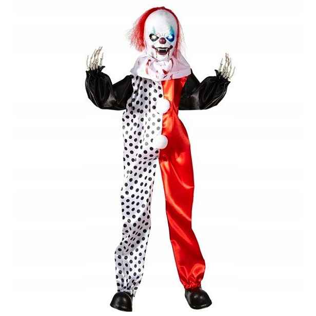 Vražedný Klaun Svítící Oči Halloween