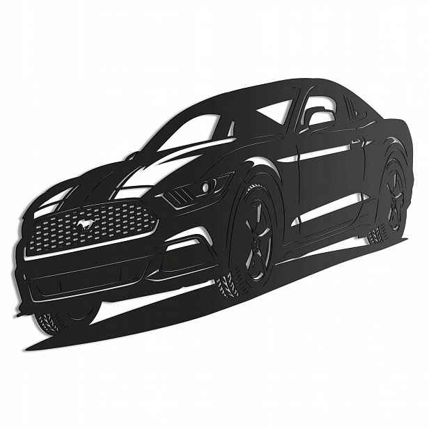 Ford Mustang Gt Fastback 2018 Dřevěný 3D obraz