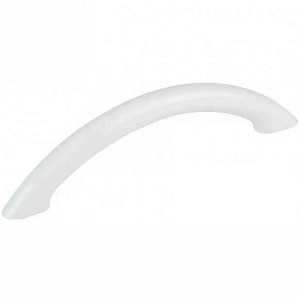 Nábytková úchytka Beta 96 mm plast bílá