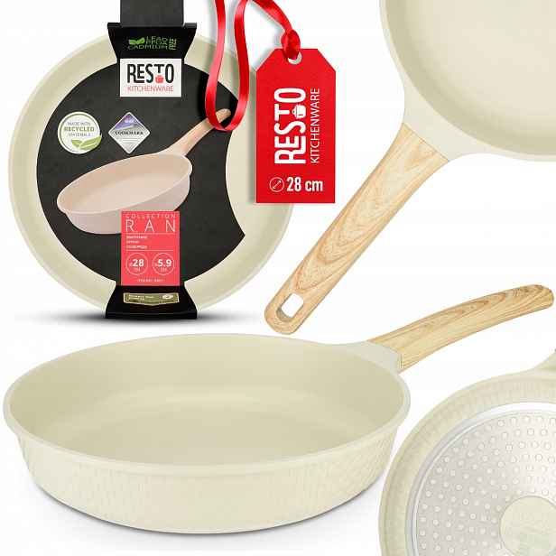 Pánev Resto Ran 28 CM, Indukce, Hliník, Nepřilnavá, Ergonomická