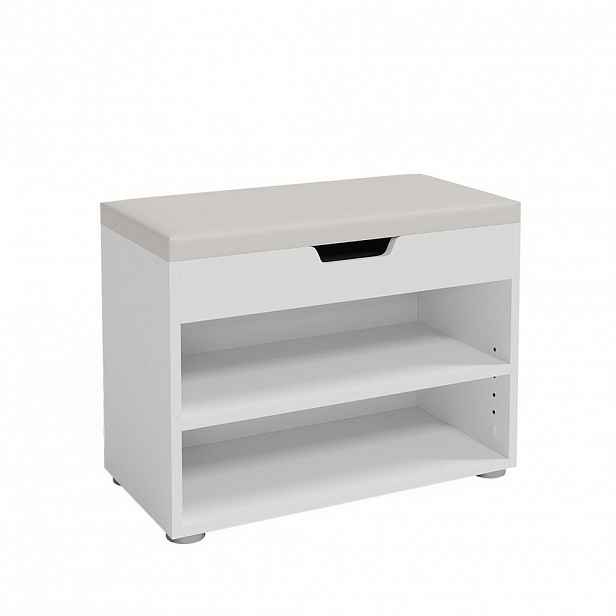 Vicco BOTNÍK S LAVICÍ Rolfe Bílá 60 x 45 cm