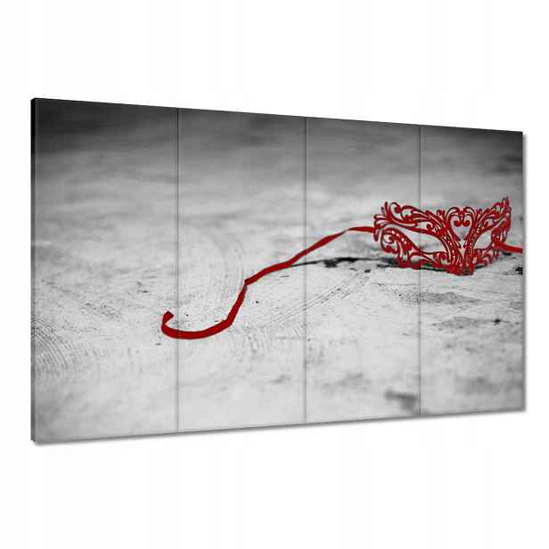 Obrazy 120x80 Červená maska Benátská