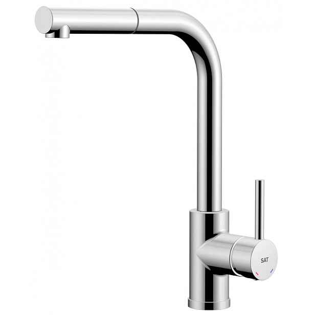Dřezová baterie SAT sklopné rameno chrom SATBSD289L