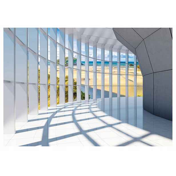 Fototapeta 3D Tunel Moře Pláž Ložnice 254x184