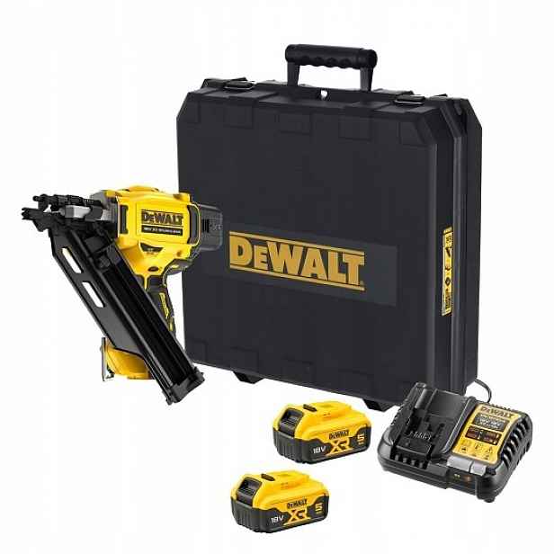 hřebíkovačka na hřebíky 50-90 mm 18V DeWalt [DCN930P2-QW] 2x5,0Ah