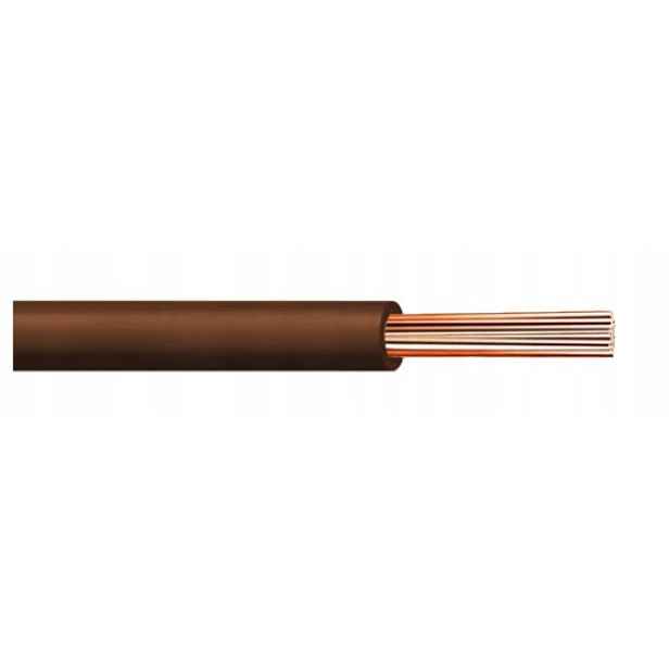 Instalační kabel H07V-K (lgy) 1x6 mm2 hnědý 100 metrů