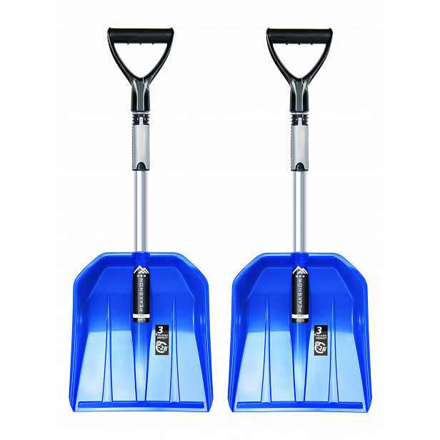 2x lopaty na sníh malé 30 cm do auta teleskopické