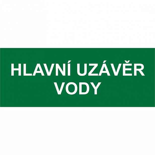 Hlavní uzávěr vody