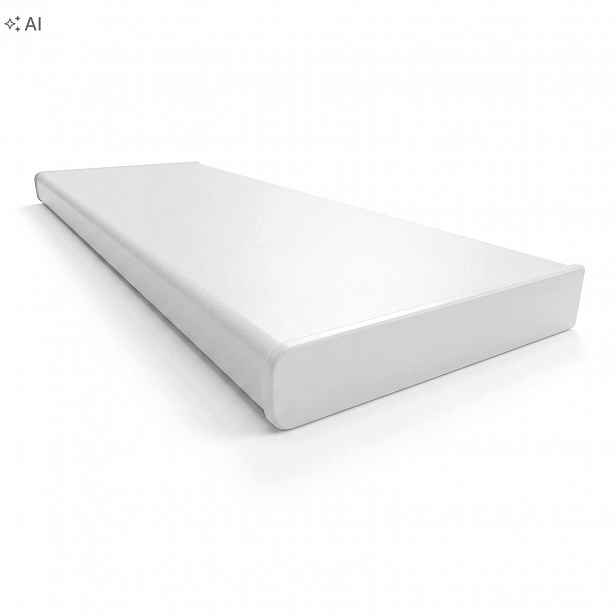 Vnitřní parapet Postforming Bílý, šířka 40 cm, délka 120 cm Dárek