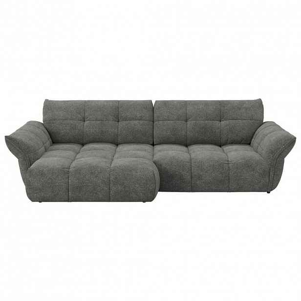 Welnova ROHOVÁ SEDAČKA, textil, antracitová