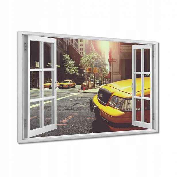 Obrazy 120x80 Žluté taxíky Taxi Taksi