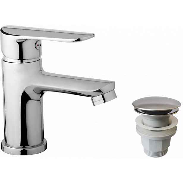 JB Sanitary Stojánková umyvadlová baterie FINERY s KLIK  KLAK výpustí F10 05 04