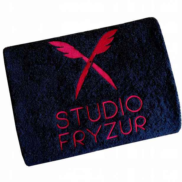 Ručník s logem, reklamní kosmetický kadeřnický salon, lázeňský salon, Barvy