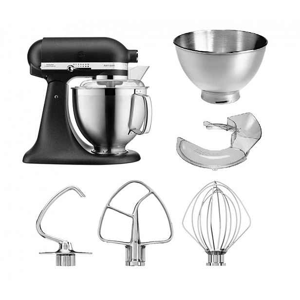 KitchenAid - Kuchyňský robot Artisan, 300 W, černá litina 5KSM185PSEBK
